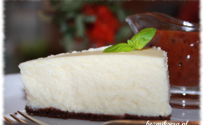 sernik z musem śliwkowym